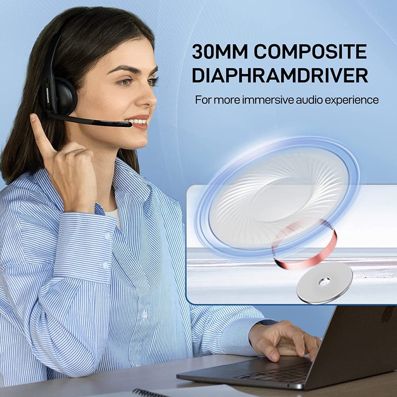 CC200 Wireless Mono Headset