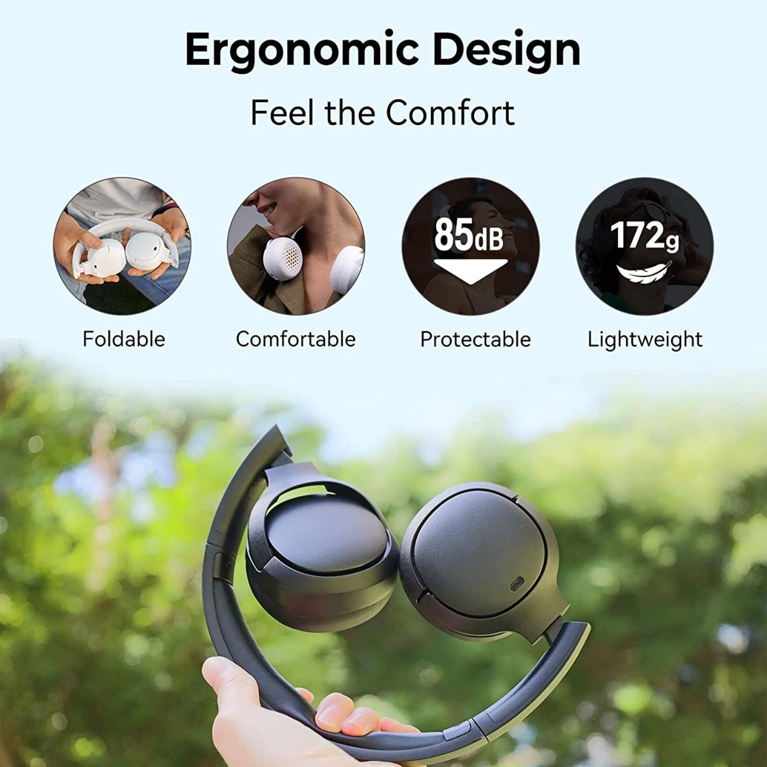 WH500 Wireless On-Ear Headphones