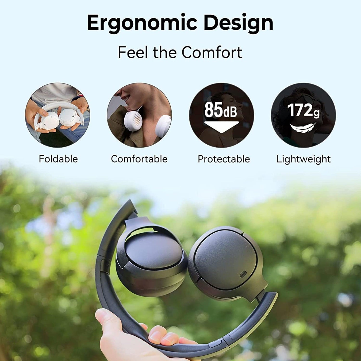 WH500 Wireless On-Ear Headphones
