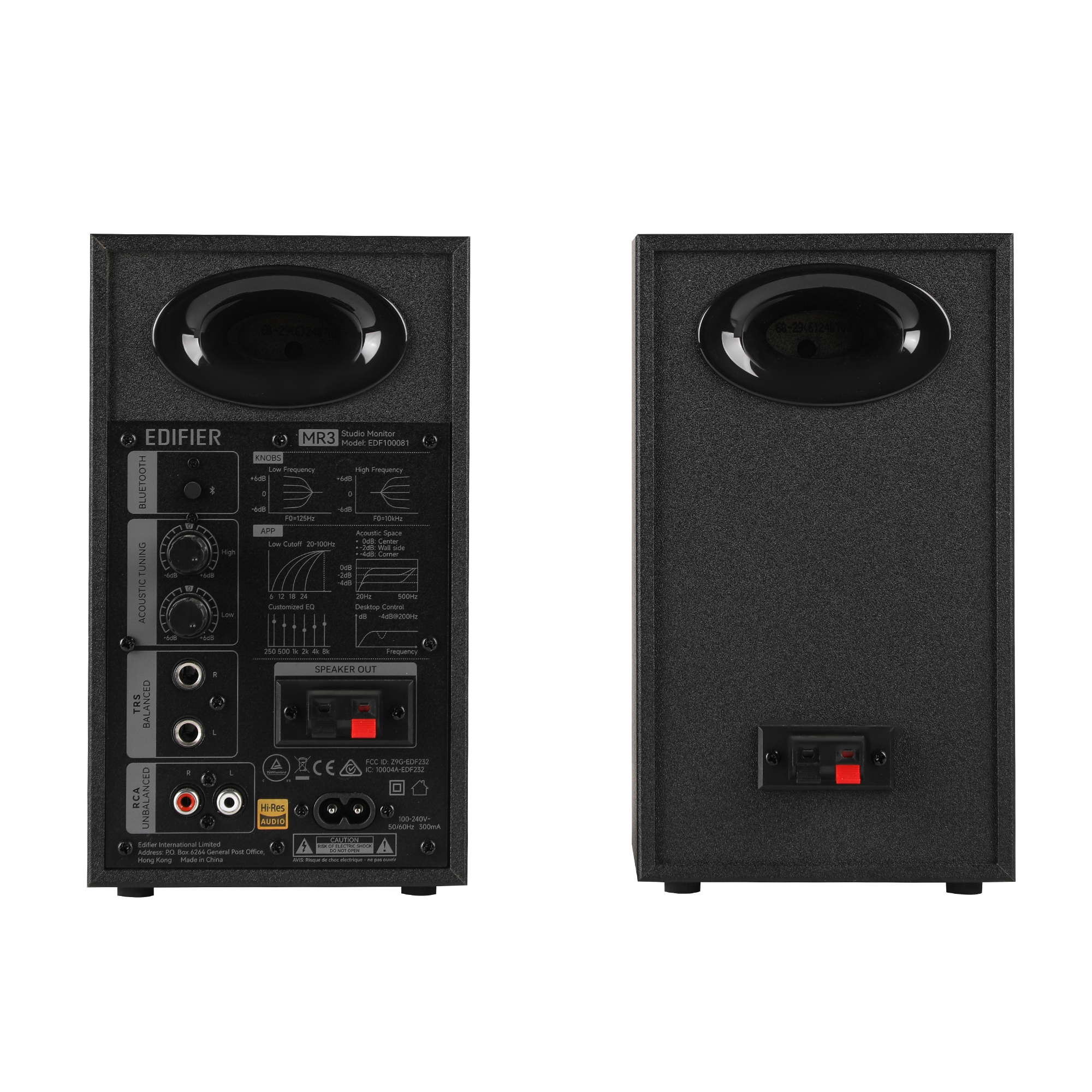 MR3 Powered Studio Monitor Speakers