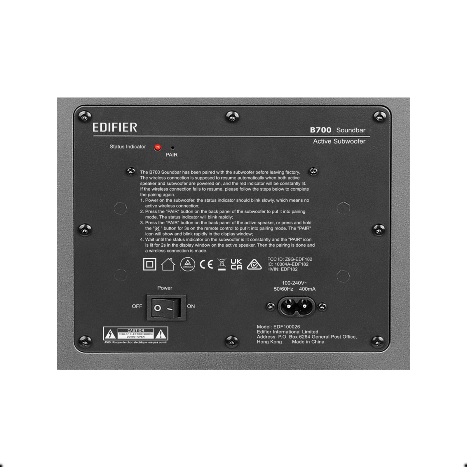 B700  Dolby Atmos Soundbar System